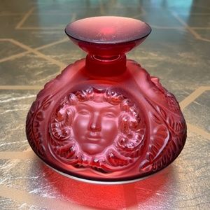 Psyche Perfume Bottle By Lalique Cranberry. Add this to your collection!